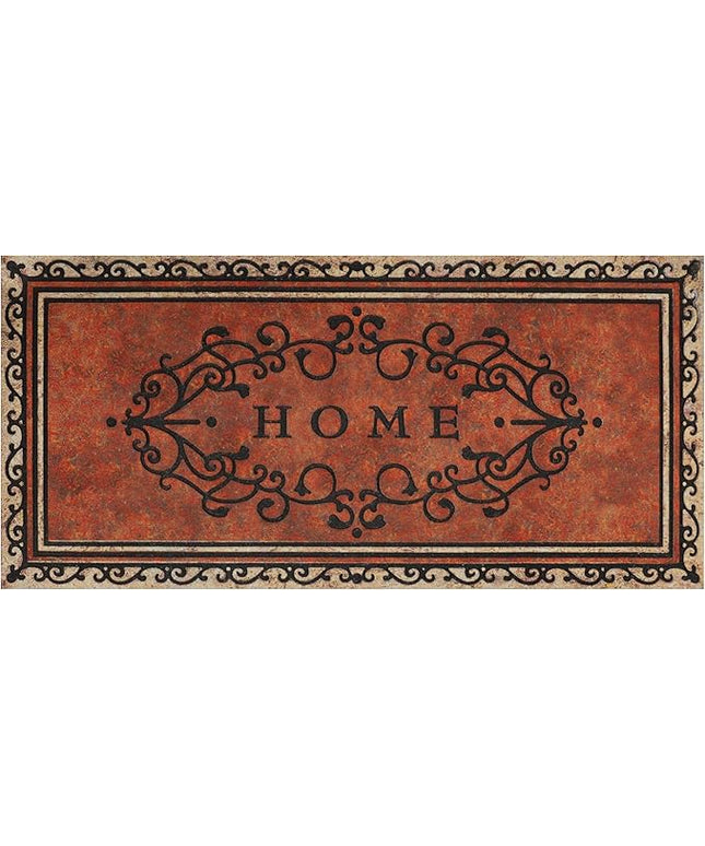 Large 47"x22" Heavy Duty Welcome Mat Outdoor with Non-Slip Rubber Backing - Durable Outdoor Door Mat for Front Door Entrance, Garage, Patio & High Traffic Areas（Home）