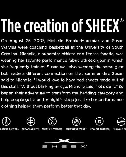 SHEEX Original Performance Cooling Pillowcases, Ultra-Soft King Pillowcase Set, 2 Cooling Pillow Covers, Carolina Blue