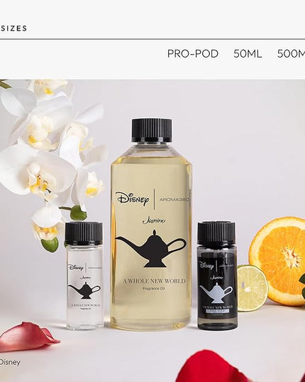 Aroma360 | Disney - A Whole New World Fragrance Oil Blend | Disney Princess Jasmine | Luxury Essential Oil Diffuser | Aromatherapy Scent Diffuser Oil | Bergamot Orange Blossom Rose 1.7 fl oz 50 mL