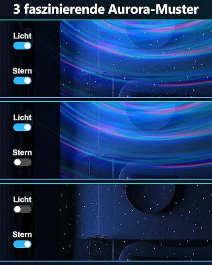 Larger Coverage Area Galaxy Projector,with Changing Galaxy Shapes Star Projector,Night Light with Bluetooth Speaker,White Noise,Gifts for Kids,Adults,Christmas,Birthday(White)