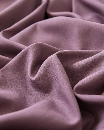 Luxlovery Purple Comforter Set Queen Pale Mauve Bedding Comforter Set Modern Solid Lilac Dusty Purple Blanket Soft Breathable Blanket Quilts 3 Piece Bedding Set for Women