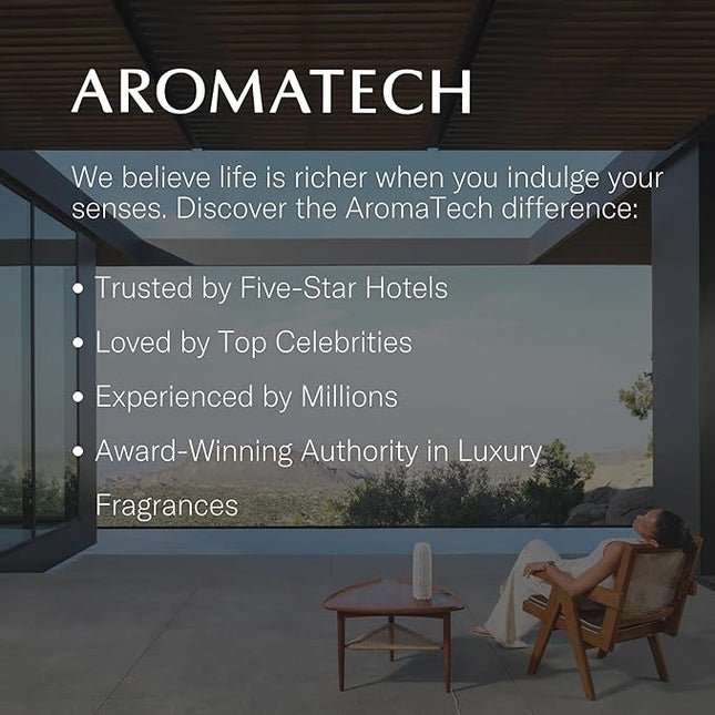 AromaTech Leather & Tobacco Aroma Oil for Scent Diffuser - 500 Milliliter