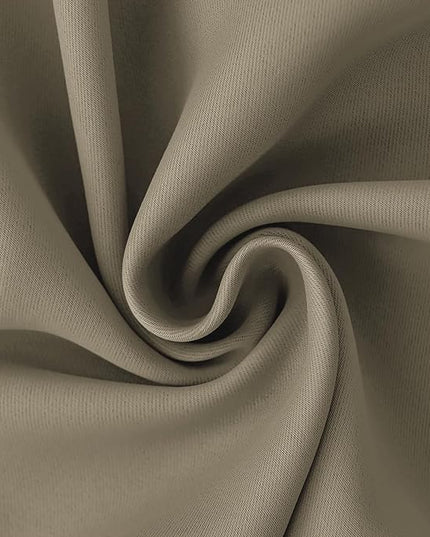 BGment Room Darkening Curtains 95 Inches Long - Grommet Thermal Insulated Drapes Window Treatment Curtains for Bedroom, 2 Panels, 52 x 95 Inch, Cocoa