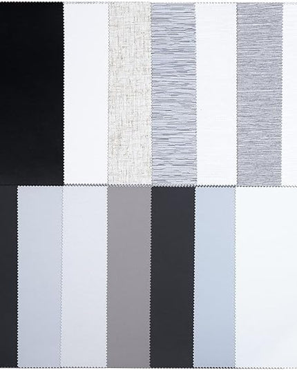 Astomi Blackout Roller Blinds Fabric Samples Collection (16 Colors)