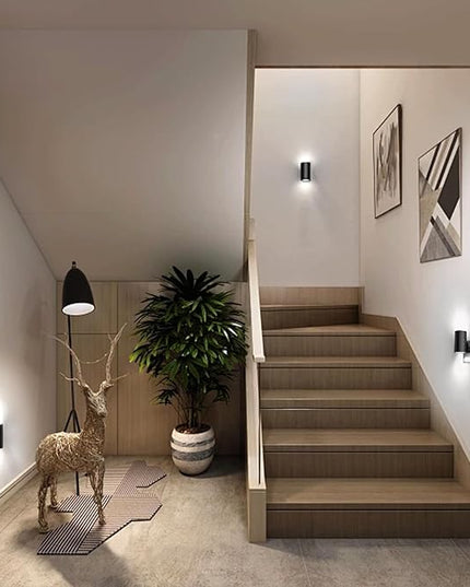 LED Night Light Plug in, Modern Night Lights Plug into Wall, Dusk to Dawn Sensor, 5-300LM Adjustable Brightness,Daylight 5000K,Dimmable Night Lights for Hallway Bedroom Stairway, 2 Pack