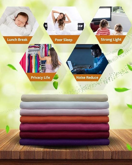 NICETOWN Insulated Sliding Door Curtain - Wide Thermal Blackout Patio Door Curtain Panel, Sliding Door Drapes/Draperies with Grommet Top (Royal Purple, W100 x L84)