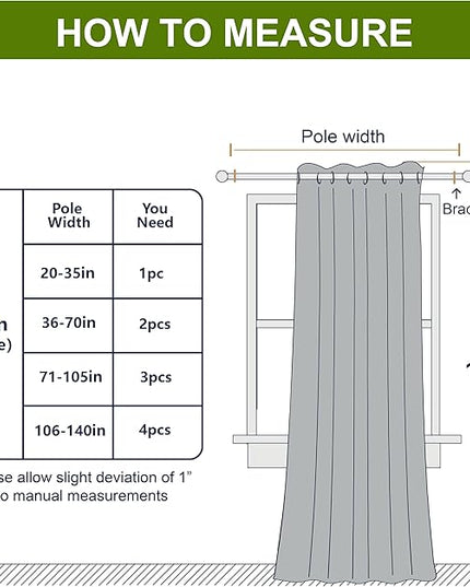 NICETOWN Grey Blackout 108 inch Curtains for Bedroom - Energy Saving Thermal Insulated Solid Grommet Blackout Curtain Drape for Living Room, W52 x L108, 1 Panel