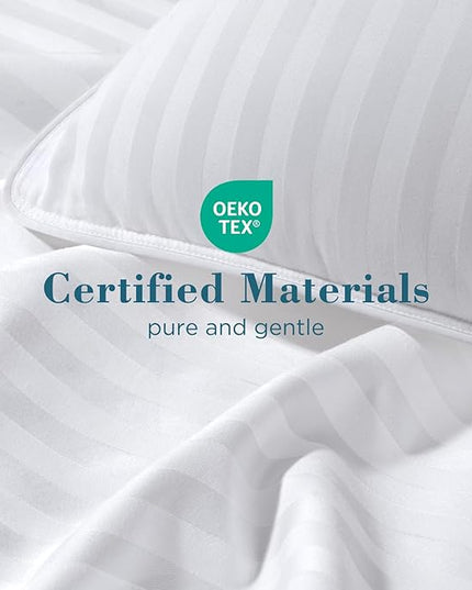 viewstar Bed Pillows Queen Size Set of 2, Hotel Collection, Down Alternative Pillow for Back, Stomach or Side Sleepers, Soft