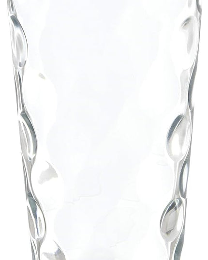 Home Essentials & Beyond Drinking Glasses Set of 4 Highball Glass Cups Bar Glasses, Uses for Juice, Water, Cocktails, Beverages, and Iced Tea. Dishwasher Safe