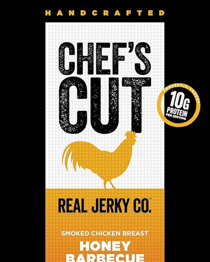 Chef's Cut Real Smoked Chicken Breast Honey Barbecue Jerky, 14 Ounce
