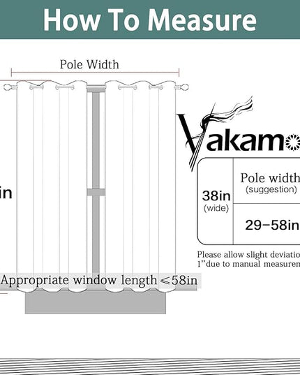 Yakamok Light Blocking Window Blackout Curtains Thermal Insulated Room Darkening Drapes for Bedroom,Solid Grommet Top Window Panels, 38x45 Inch, Pink, One Pair