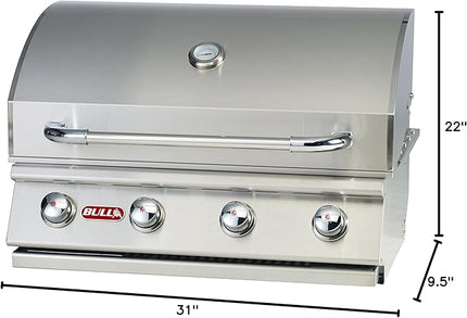 Bull Outlaw 30-Inch Built-In Grill (BG-26039), Natural Gas