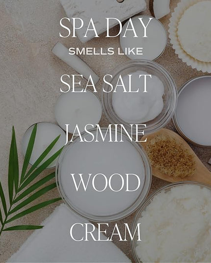Sweet Water Decor Spa Day Reed Diffuser – Room Decor Aesthetic with Long-Lasting Premium Fragrance of Sea Salt, Jasmine, Wood and Cream for 4 Months – Ideal for Aromatherapy and Home Decor