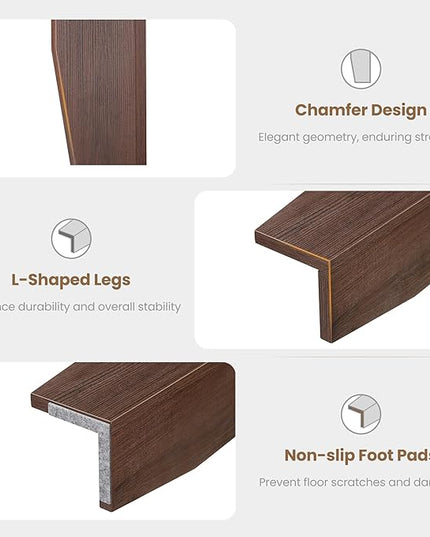 GarveeHome Farmhouse Dining Table for 6-8 People, 71 in Long Kitchen Tables with Wooden Sturdy Frame, 6 ft Large Rectangular Dinner Table for Dining Room, Kitchen, Brown, 71" Non-extendable