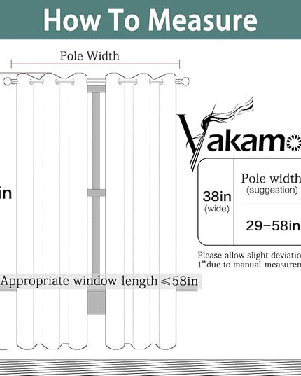 Yakamok Blackout Curtains for Bedroom 2 Panels Set 72 Inch Length Thermal Insulated Room Darkening Dark Black Out Drapery Grommet Window Treatments Drapes for Living Room, 38x72, Dark Teal