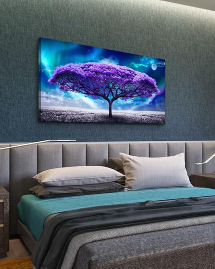 Wapluam Canvas Wall Art - Large Size Abstract Scenery Pictures for Living Room, Bedroom, Office & Dormitory Decor