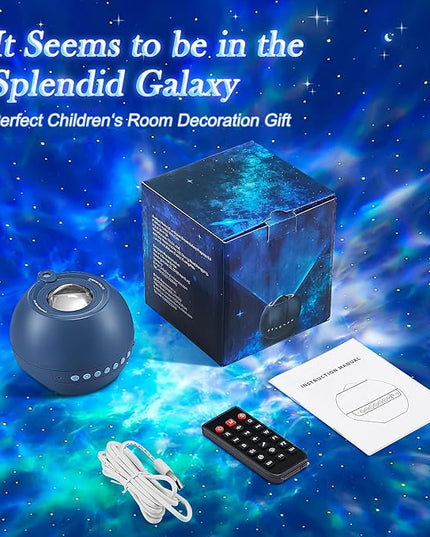 PIKOY INS Northern Lights Projector Star Projector Brown
