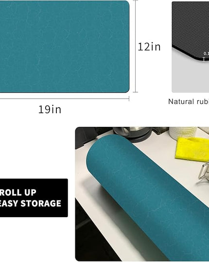 GOLENER Coffee Mat - Hide Stain Rubber Backed Absorbent Dish Drying Mat for Kitchen Counter- Bar Accessories Fit Under Coffee Maker Machine Cafe Pot Espresso Machine Dish Rack