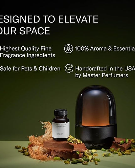 AromaTech Dubai Chocolate Essential Oils for Aroma Oil Scent Diffusers (2 fl oz,60 mL, Dubai Chocolate)