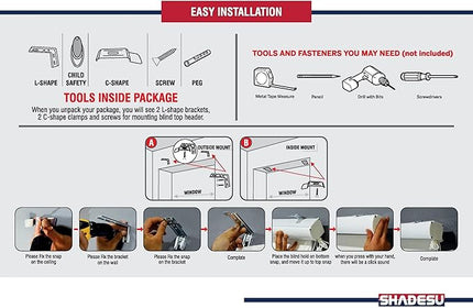 Shadesu Custom Size Zebra Blinds for Windows, 61" W x 72 H, Brown, Dual Layer Free-Stop Zebra Shades, Light Control for Day and Night, Sheer Blinds for Indoor Windows, Bedroom, Kitchen