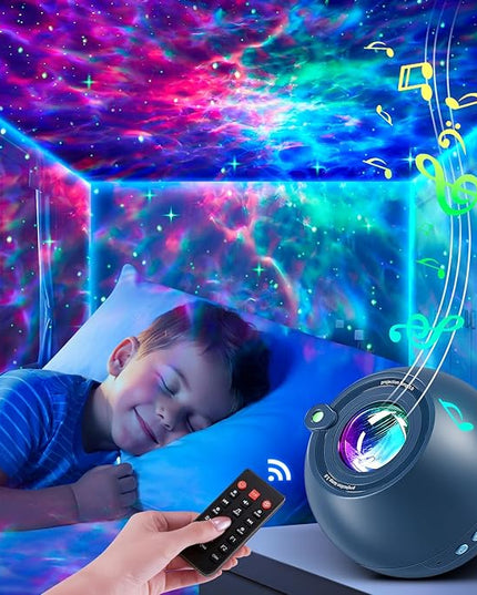 PIKOY INS Northern Lights Projector Star Projector Brown
