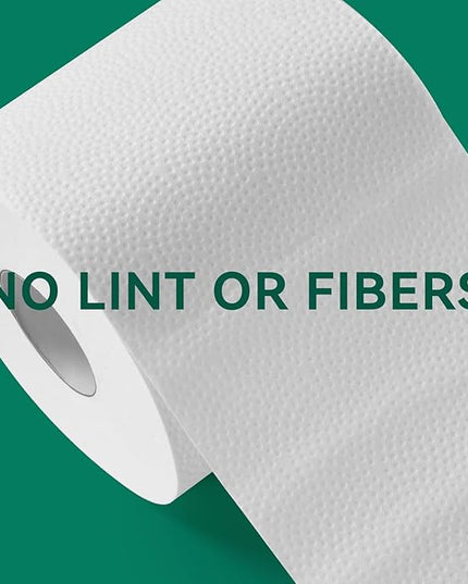 ECOLipak Bamboo Toilet Paper 3 Ply, Septic Safe Toilet Tissue, 12 Double Rolls, 320 Sheets Per Roll, Tree Free, Non Toxic, Soft and Absorbent, Eco Friendly Dye-Free Paper, White