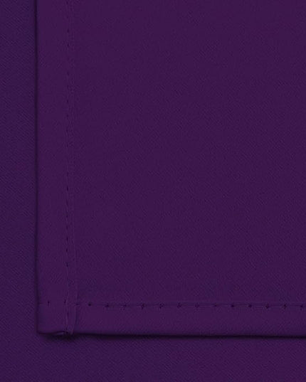 Yakamok Soft Room Darkening Grommet Window Drapes Thermal Insulated Light Blocking Blackout Curtains for Bedroom(38Wx90L,Purple,2 Panels)