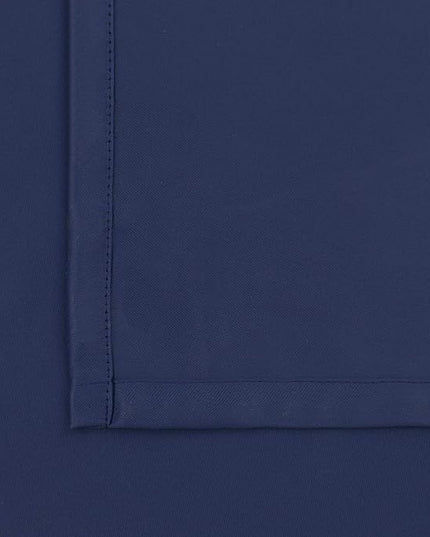 BGment Short Blackout Curtains 30 Inch Length for Small Windows - 34 x 30 inch Curtains Rod Pocket and Back Tab Thermal Insulated Room Darkening Curtains for Kitchen/Cafe Room, 2 Panels, Navy