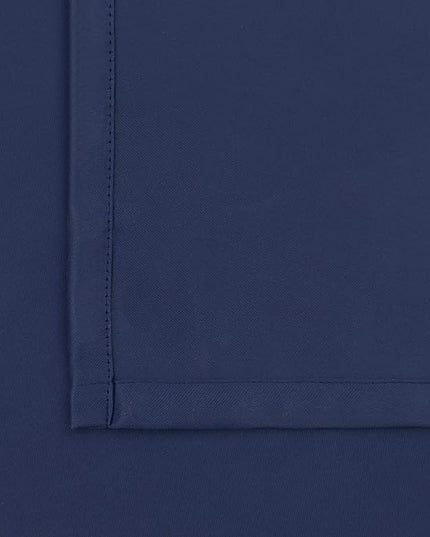 BGment Rod Pocket and Back Tab Blackout Curtains for Bedroom - Thermal Insulated Room Darkening Curtains for Living Room, 2 Window Curtain Panels (52 x 63 Inch, Navy Blue)