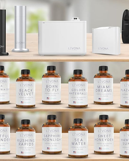 Levona Scent Essential Oils For Diffusers For Home: Hotel and Home Luxury Scents Oils For Diffuser - Rushing Rapids Scented Oil With Citrus Essential Oils And A Touch Of Vanilla Fragrance Oil - 500 Ml