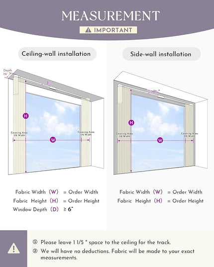 Graywind Hardwired Smart Curtains Compatible with Alexa Google Remote Control Motorized Drape for Sliding Door One-Way or Split Draw, Custom Width to 220" (Mose)