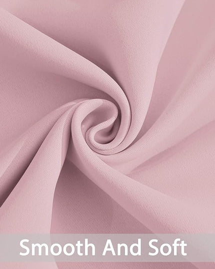 Yakamok Extra Wide Blackout Curtain for Sliding Glass Door, Grommet Thermal Insulated Room Divider Curtain 100W x 96L inch, Room Darkening Patio Curtain,8.3ft Wide x 8ft Tall, 1 Panel,Pink