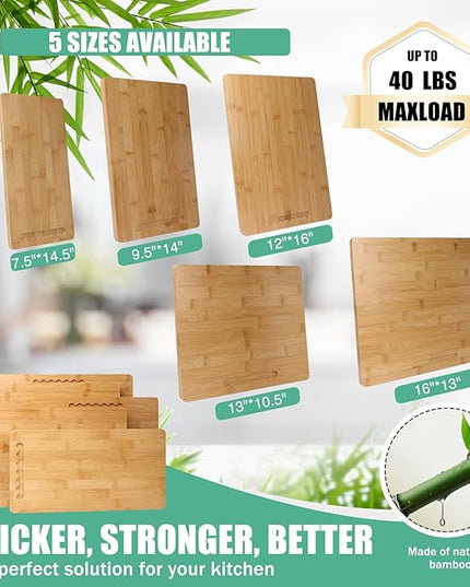 Bamboo Sliding Appliance Tray,Coffee Maker Slider Tray with Rubber Wheels, Countertop Pull Out Organizer for Coffee Machines,Air Fryers and Other (Natural, Medium-Long(9.5"W x 14"L))