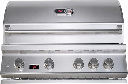 Whistler 34-inch Built-in 4-Burner Natural Gas Grill with Rear Infrared Burner & Grill Lights