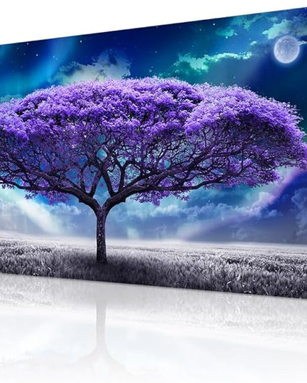 Wapluam Canvas Wall Art - Large Size Abstract Scenery Pictures for Living Room, Bedroom, Office & Dormitory Decor