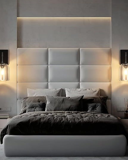 Modern Crystal Wall Sconces Indoor Black Wall Lamp Vanity Wall Lighting for Bathroom Bedroom Living Room Stair（1 Pack）
