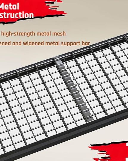 68" Wide Heavy Duty Garage Shelving Units, 4-Tier Deep Storage Shelves,Black Metal Garage Shelves,Steel Shelf,Large Storage Rack,Industrial Shelving for Shop, 68" W x 24" D x 68" H
