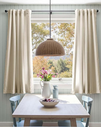 Lazzzy Velvet Blackout Curtains Thermal Insulated Room Window Drapes Super Soft Luxury Curtains for Living Room Bedroom Rod Pocket 2 Panels, Beige, 52" W x 72" L