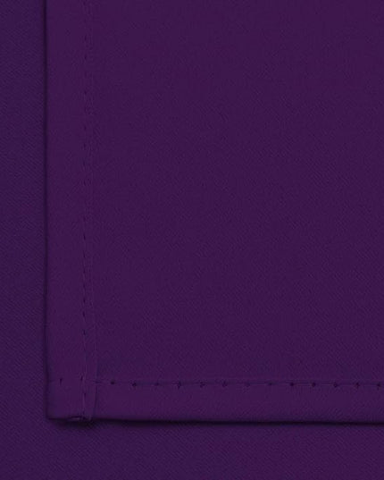 Yakamok Blackout Curtains Room Darkening Thermal Insulated Window Panels,Solid Grommet Top Drapes for Bedroom/Living Room(70Wx84L, Purple, 2 Panels)