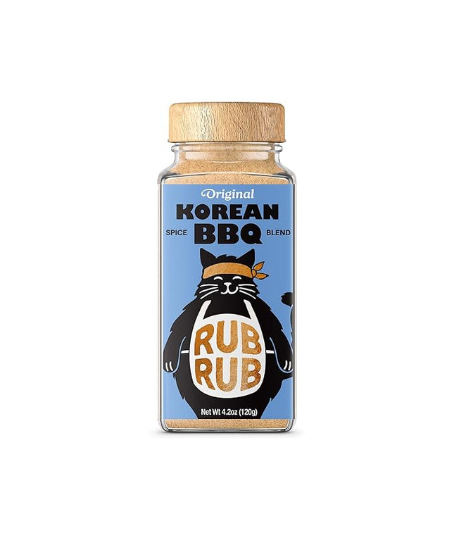 RubRub Original Korean BBQ Rub – Seasons Like a Spice, Finishes Like a Sauce – Bold, Savory-Sweet Flavor for Meat & Veggies – Perfect for Grilling, Searing, or Air Frying – Restaurant-Quality Korean BBQ at Home
