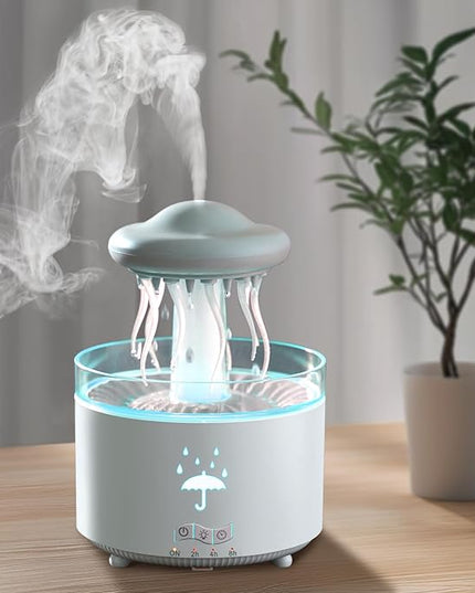 Essential Oil Diffuser for Home, Bedroom Humidifiers, Air Scent Aroma Aromatherapy Ultrasonic Humidifier Machine Timer Small Mini difusor de Aromas para casa Living Room Office Decor Gifts Jellyfish