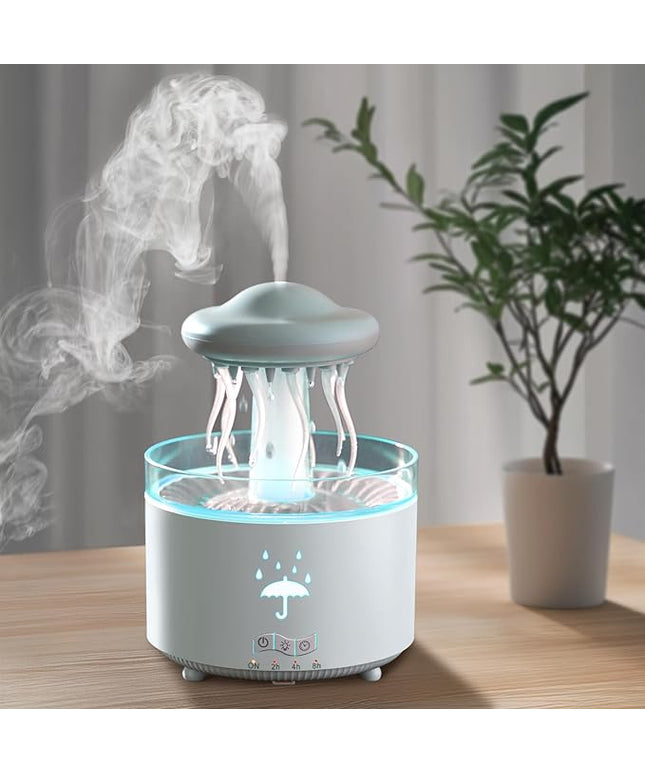 Essential Oil Diffuser for Home, Bedroom Humidifiers, Air Scent Aroma Aromatherapy Ultrasonic Humidifier Machine Timer Small Mini difusor de Aromas para casa Living Room Office Decor Gifts Jellyfish