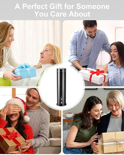 Waterless Essential Oil Diffuser Large Room Scent Diffuser for Home, Office, Hotel and Spas - Aromatherapy Diffuser Fragrance Oil Machine, Remote Control, Timer, Black