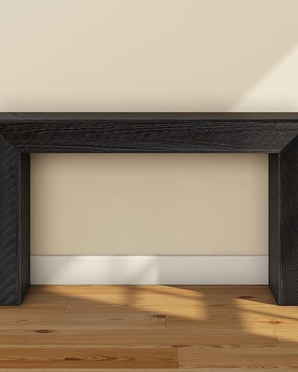 Plank+Beam 56 Inch Camden, Farmhouse Console Table - Solid Pine Wood, Easy Assembly for Living Room or Entryway, Rustic Char