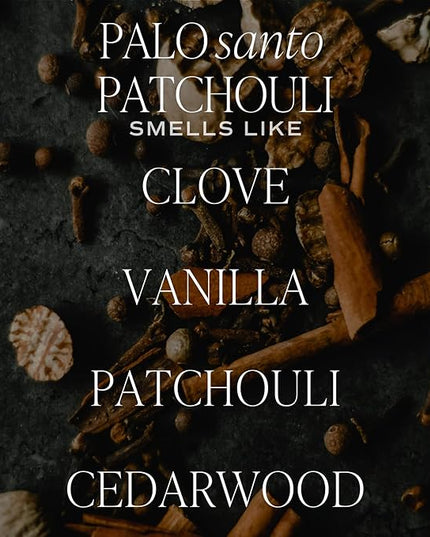 Sweet Water Decor Palo Santo Patchouli Reed Diffuser – Room Decor Aesthetic with Long-Lasting Premium Fragrance of Clove, Nutmeg, Cedarwood for 4 Months – Ideal for Aromatherapy and Home Decor
