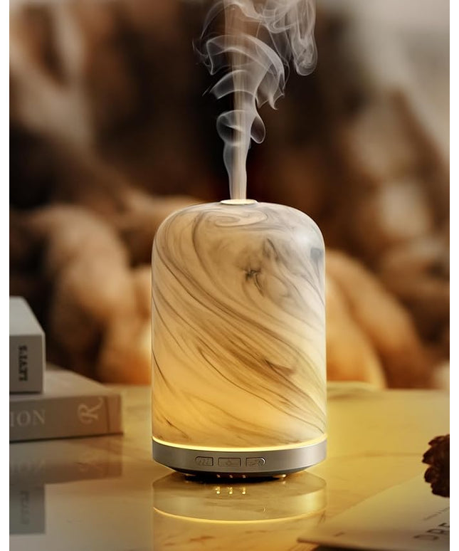 Essential Oil Diffuser – 2.4MHz Ultrasonic Aromatherapy Diffuser, Health Night Light, Timer & Auto Shut-Off, BPA-Free, 120ml Aroma Diffuser for Home, Office, Spa, Yoga, Hotel