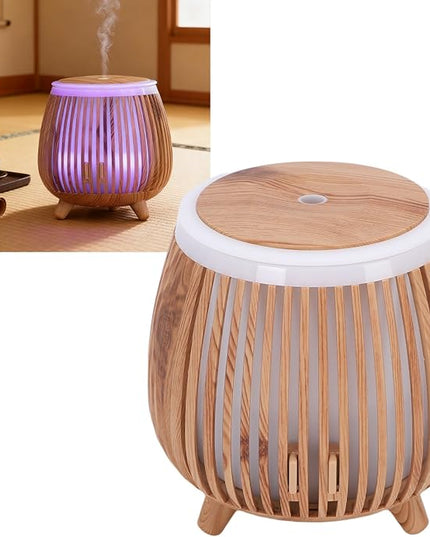 TOPINCN Bedroom Aromatherapy Humidifier Cool Mist Essential Oil Diffuser Home Room Decor with LED Color Mood Light USB Powered