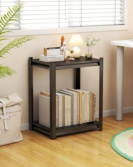 Garage Shelves,14-48''W Heavy-Duty Storage Shelves, Double-Layer Uprights, Thickened Shelves, Waterproof &Rustproof, Suitable for Indoor & Outdoor Use.