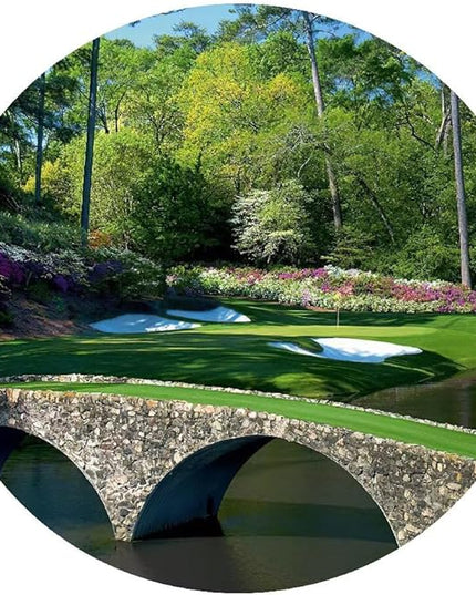 chenchenArt Augusta National Golf Course Wall Art - Augusta Golf Course 12th Hole Wall Art for Living Room Bedroom Bathroom Home Decorations Golf Art Canvas Prints Framed Ready to Hang(12''H x 16''W)