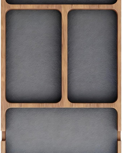 Wood Desk Organizer – Pine Wood Tray | Desk Tray | Letter Paper Trays Rack For Office Desks Storage, Document Sorting, Stationery Organization And Daily Use